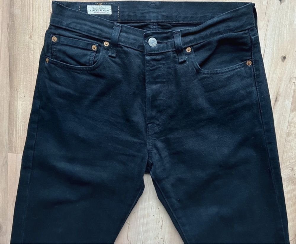 Spodnie Levis 501  Premium  rozm 29/32 (pas 78 cm) Czarne