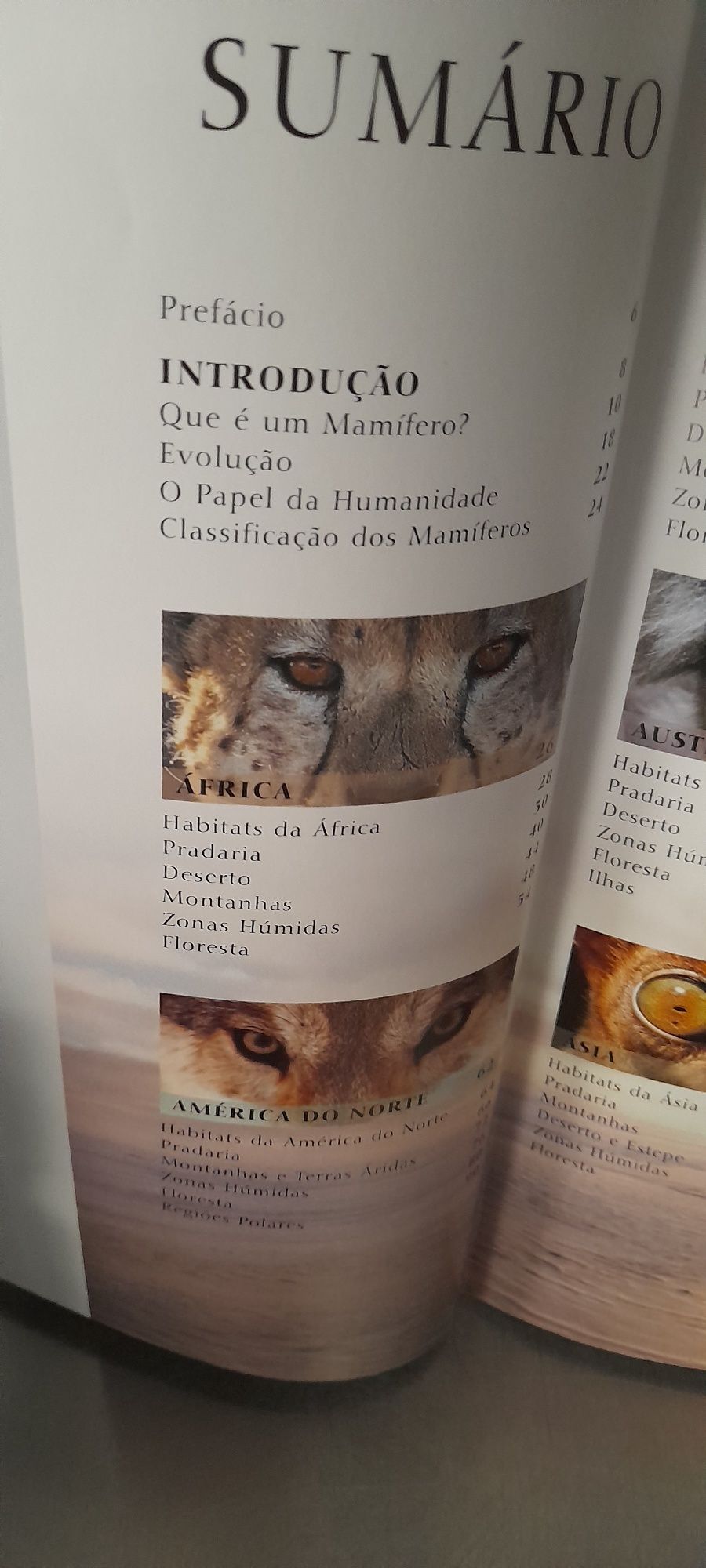 Livro didáctico "MAMÍFEROS"