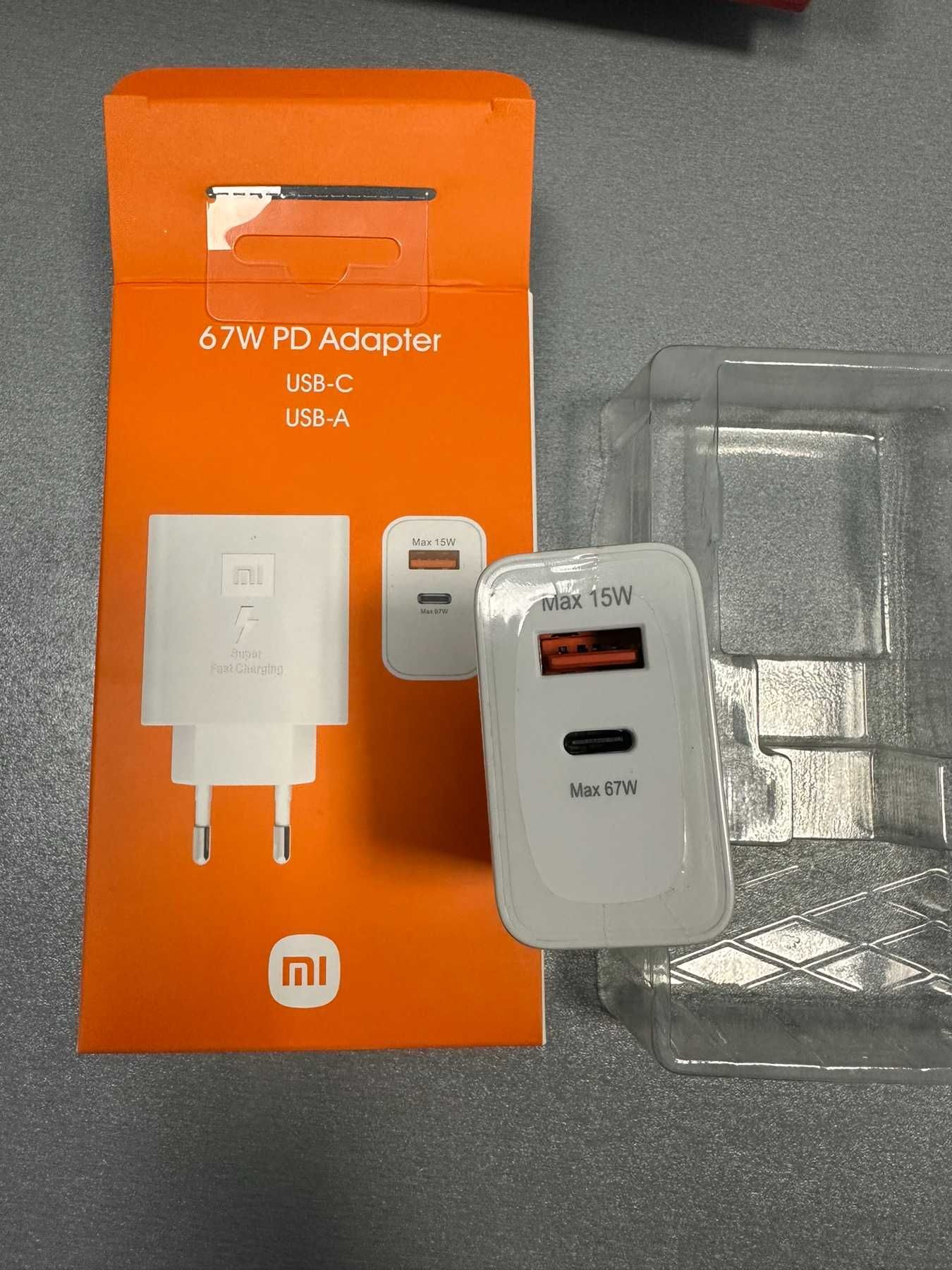 Мережевий зарядний пристрій Xiaomi Mi 67W 2USB Port Швидка зарядка