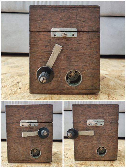 Niemiecki woltomierz przenośny miernik napięcia z II Wojny Światowej