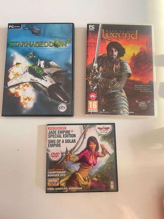 Gry na PC "Legend hand of good" i Starmageddon + dwie dodatkowe gry
