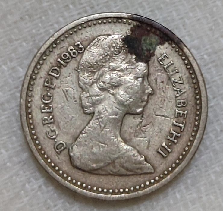 Moeda  Elizabeth 2 de 1953 One pound