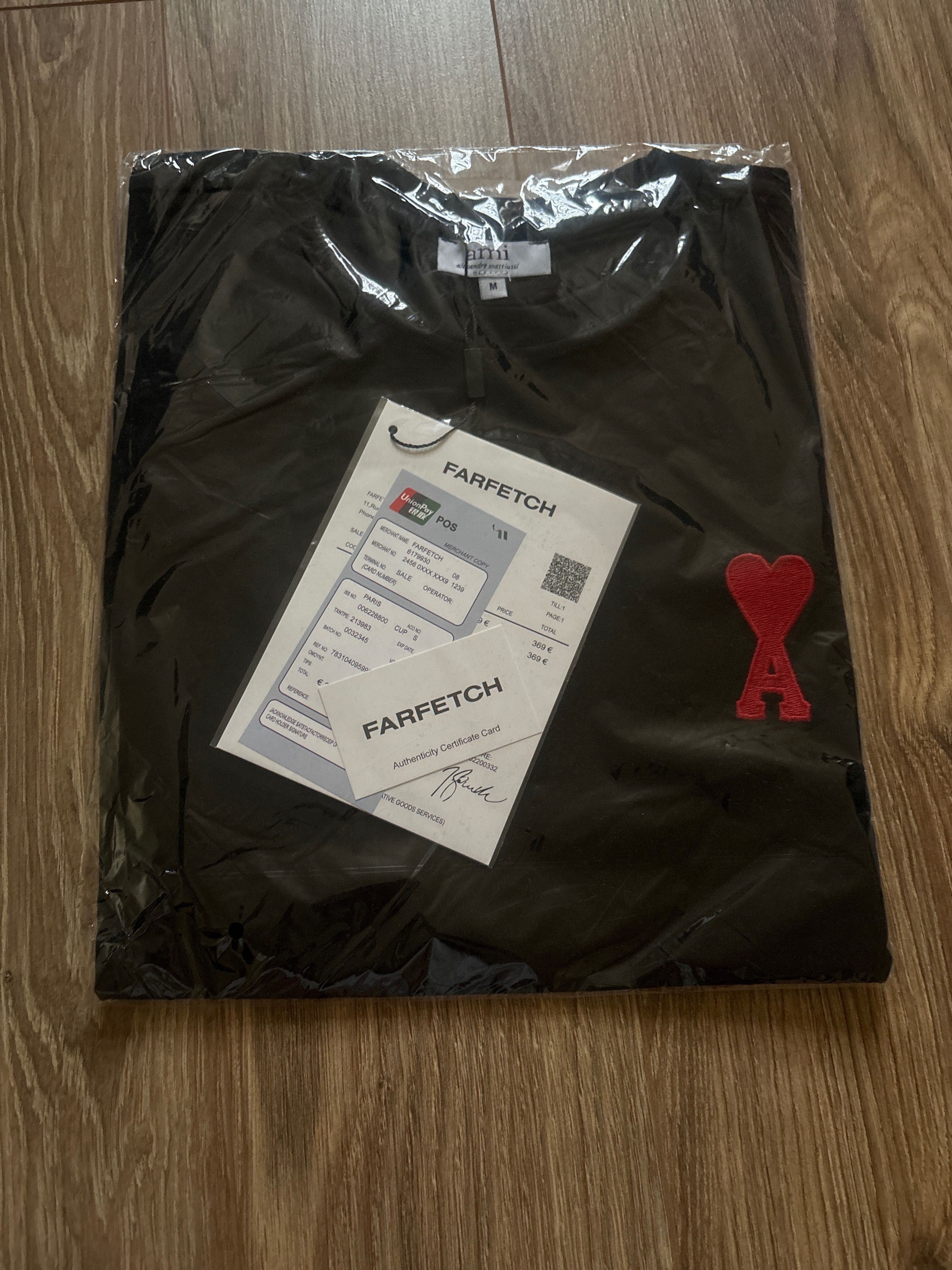 T shirt A M I nowy, metki i logowania