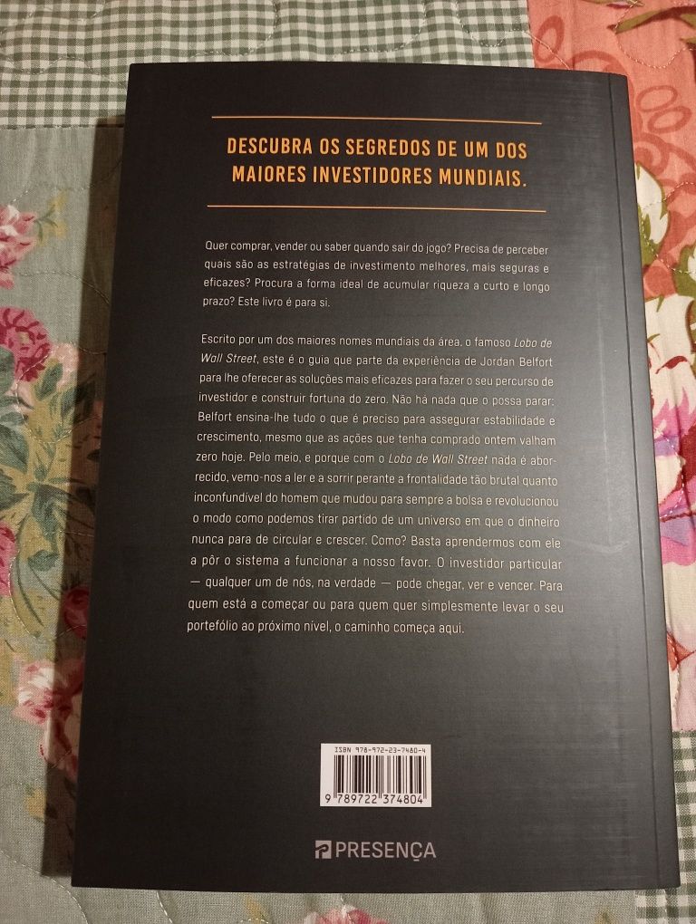 Livro investir Jordan Belforte Novo