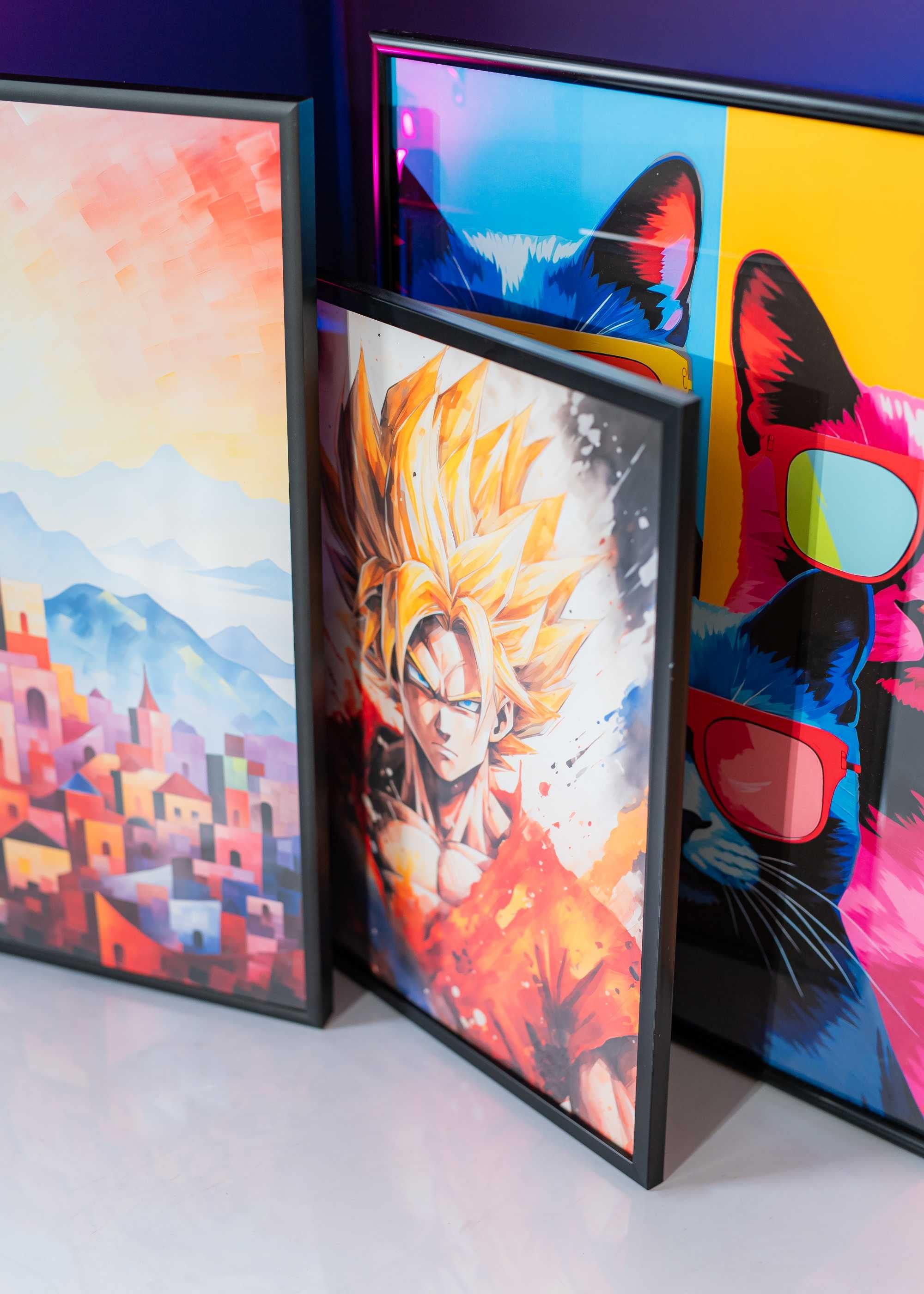 Plakat na Ścianę Obraz Dragon Ball Z Son Goku SSJ2 Anime 40x60 cm