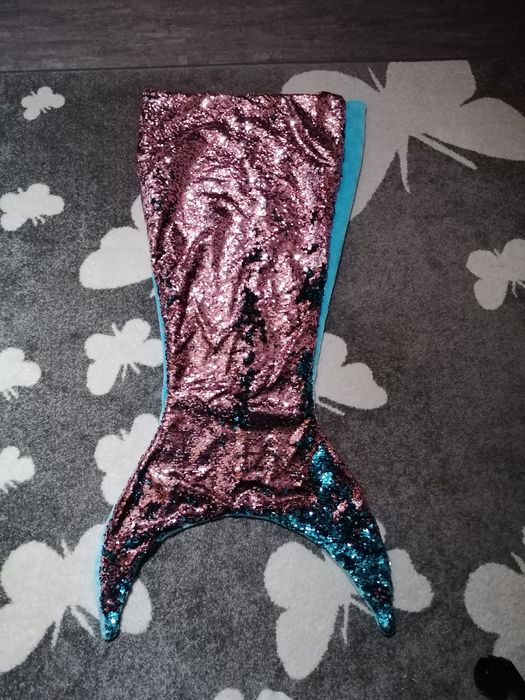 Syreni ogon polarowy kocyk