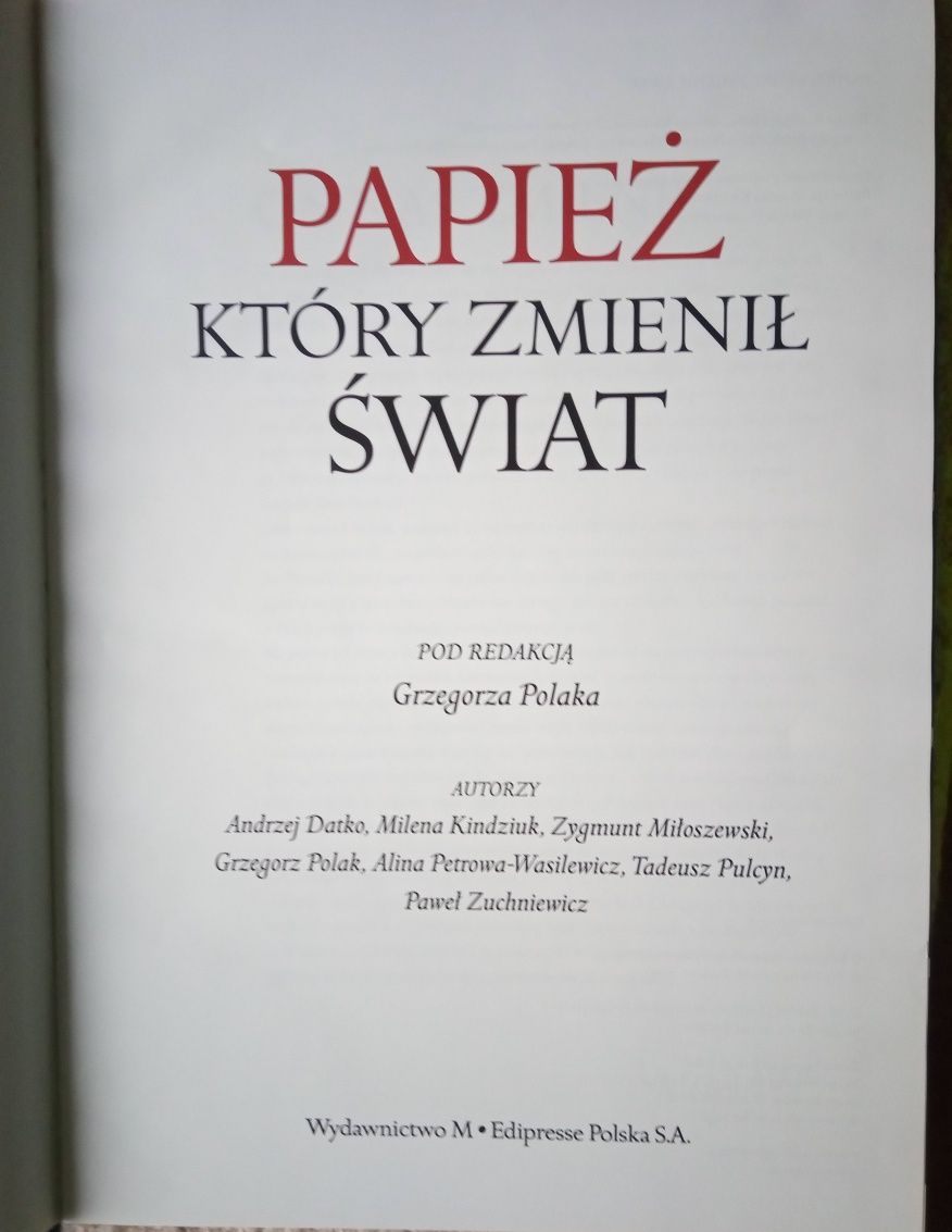 Grzegorz Polak "Kronika, papież który zmienił świat"