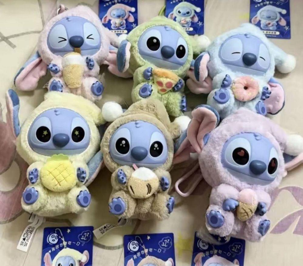 ‼️СТІЧ‼️ Лабубу стіч. Іграшка-брелок Disney. Опт і роздріб. Секретний