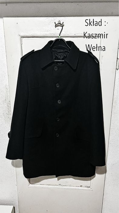Elegancki płaszcz męski firmy Wiliński, rozmiar 54