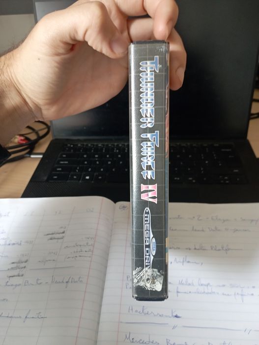 Mega Drive - Thunder Force IV raro Caixa e Cartucho