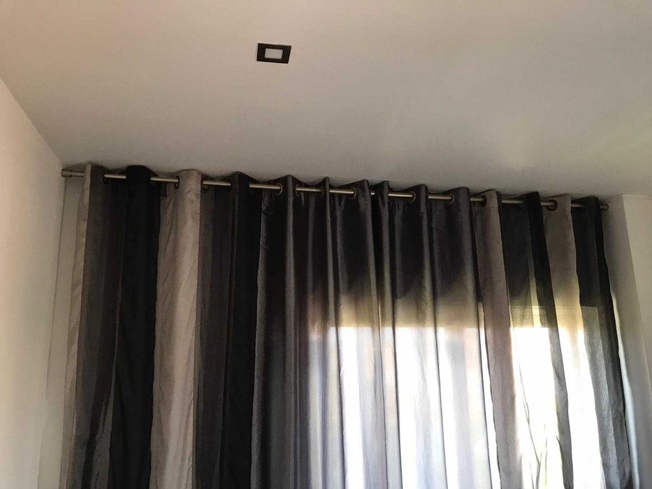 Cortinas / Cortinado luxo 4 partes com varão