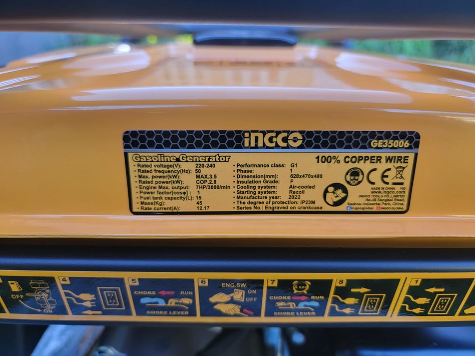 Генератор Ingco GE35006