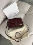 Torebka Jacquemus le grand bambino burgundy