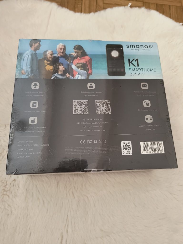 Smanos K1 – Inteligentny System Alarmowy (iOS & Android)
