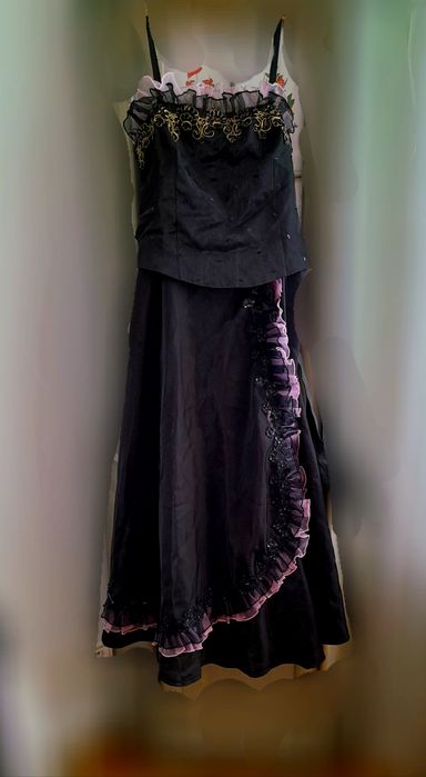 Нарядное вечернее платье-сарафан