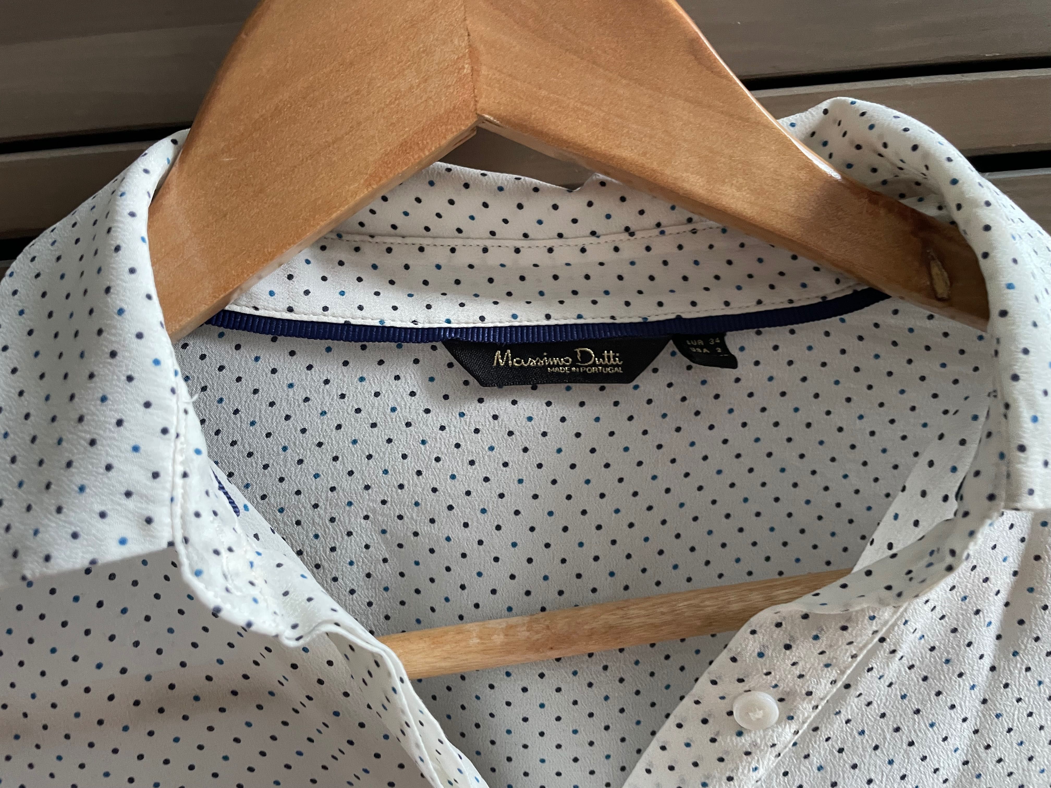 Jedwabna koszula Massimo Dutti xs