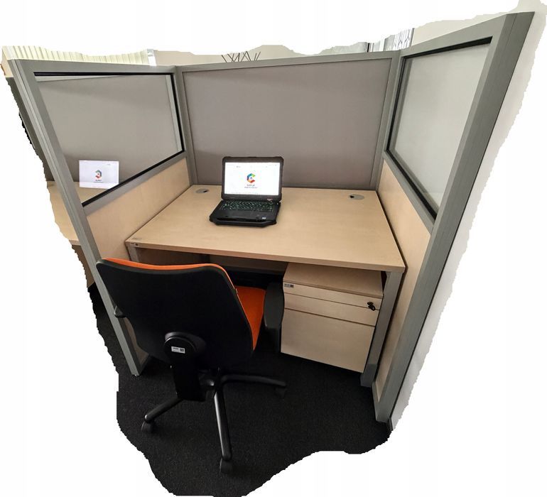 Ścianka tylna do biurka, grodziowa, mebel odgradzający biurko