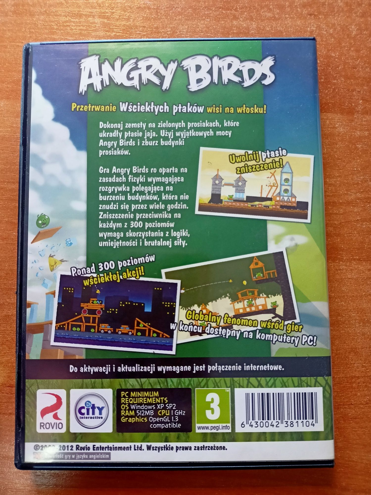 Angry Birds GRA PC CD-ROM
