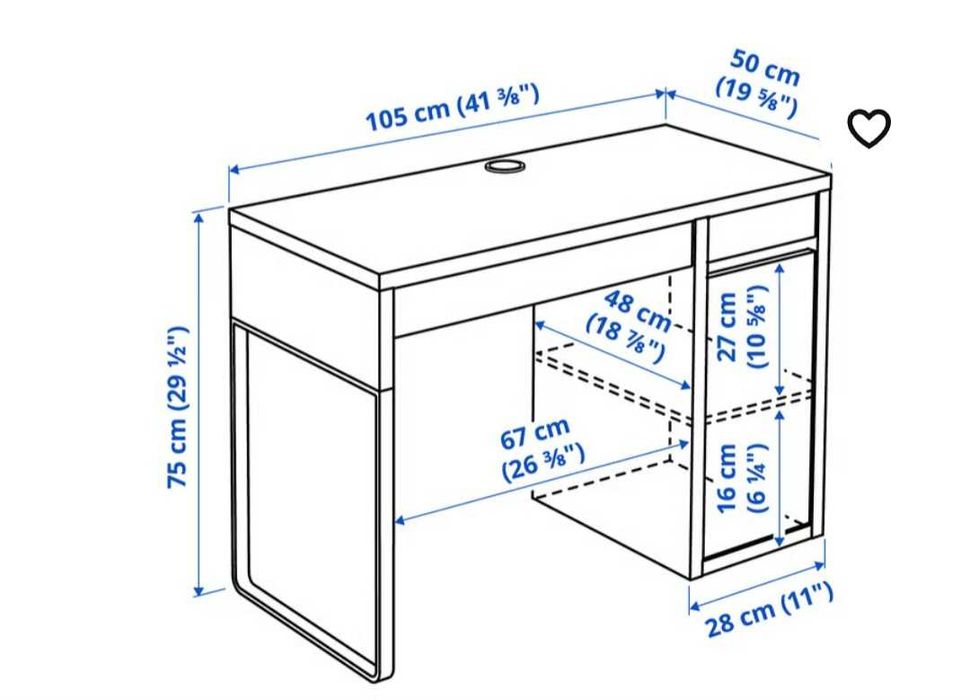 Secretária Ikea Micke