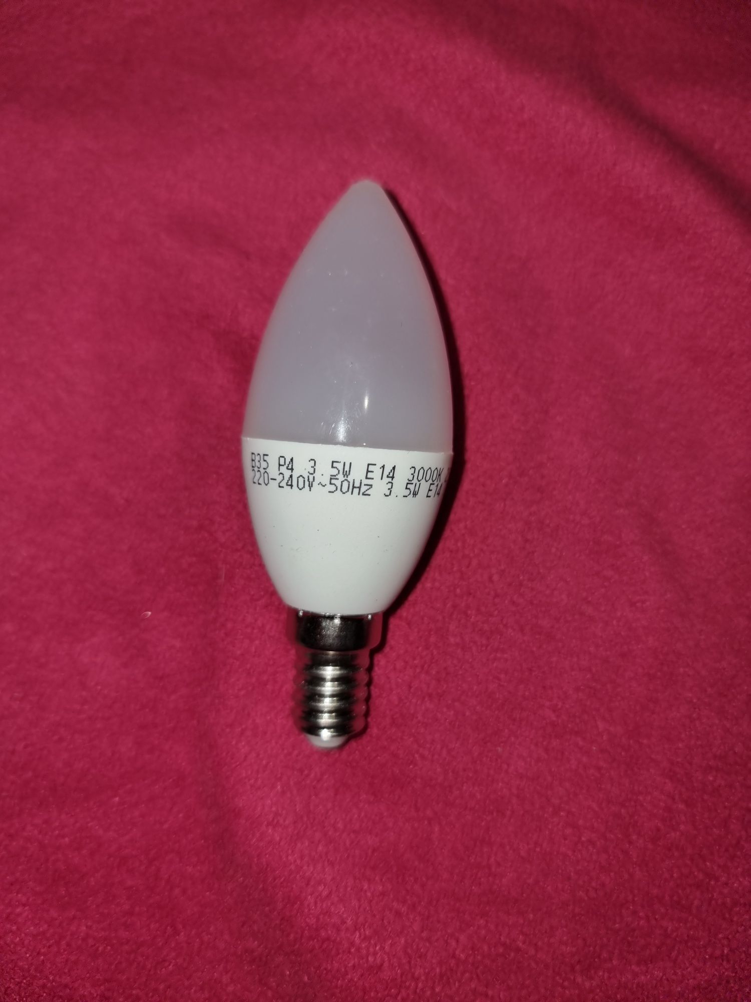 5 Lampadas led finas E14 (novas)