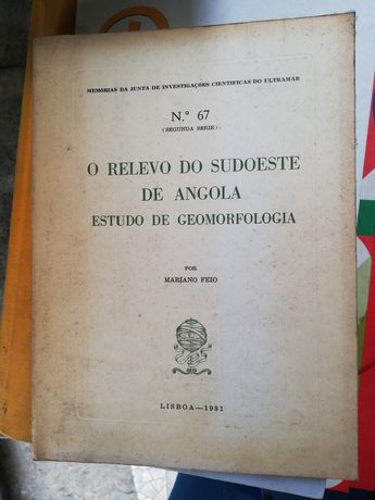 Livro o revelo sudoeste angola estudo geomorfologia