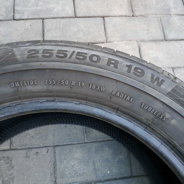 255/50 R19 Continental ContiSportContact резина шини покришки гума 2шт
