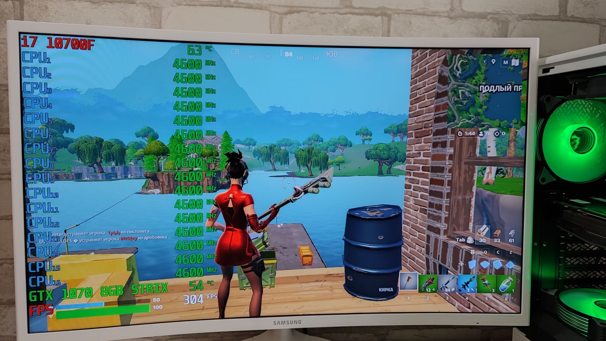 Игровой ПК i7 10700 RTX 3070 STRIX CS2 GTA 5 WOT fortnite RUST dota2