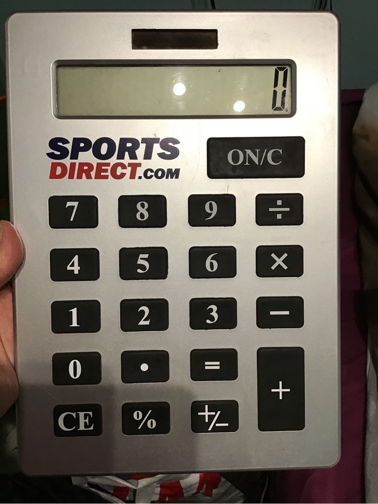 Калькулятор великий sports direct огромний