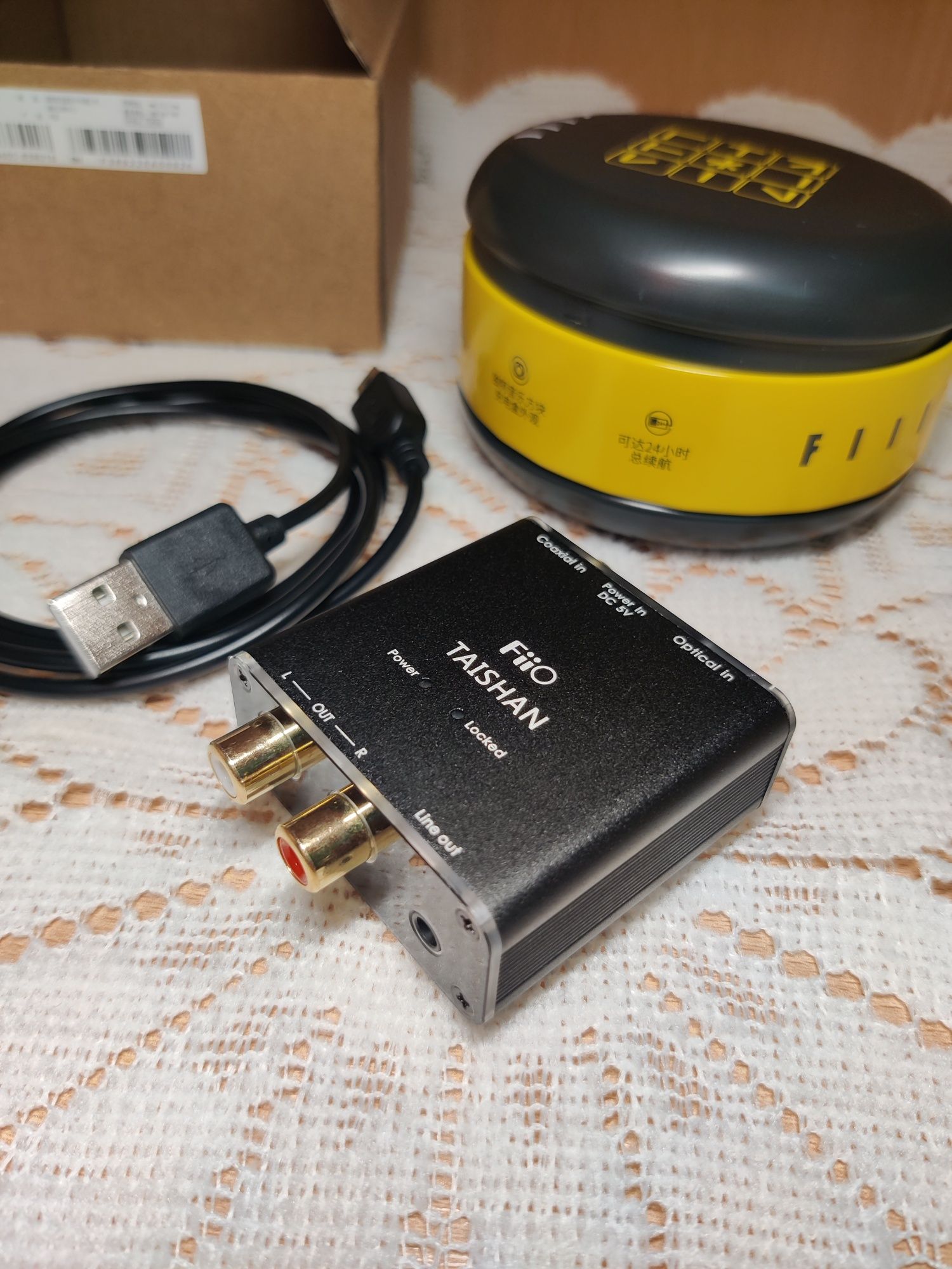 Цифро-аналоговый преобразователь FIIO Taishan D03K DAC Оптика Coaxial