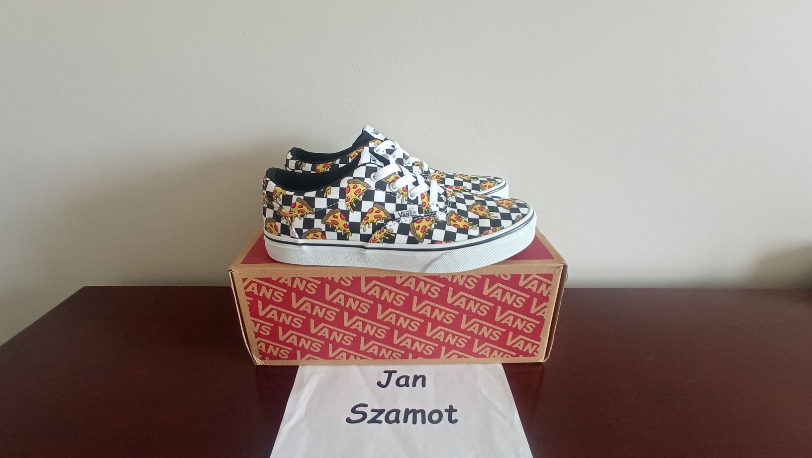 38 Buty Vans Doheny Pizza Checkerboard Black