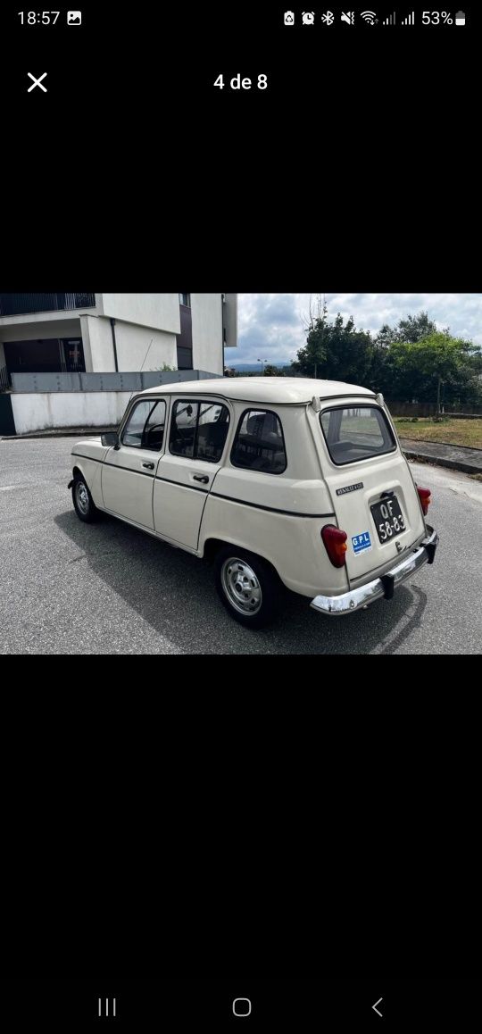 Renault 4L GTL Gasolina e Gás