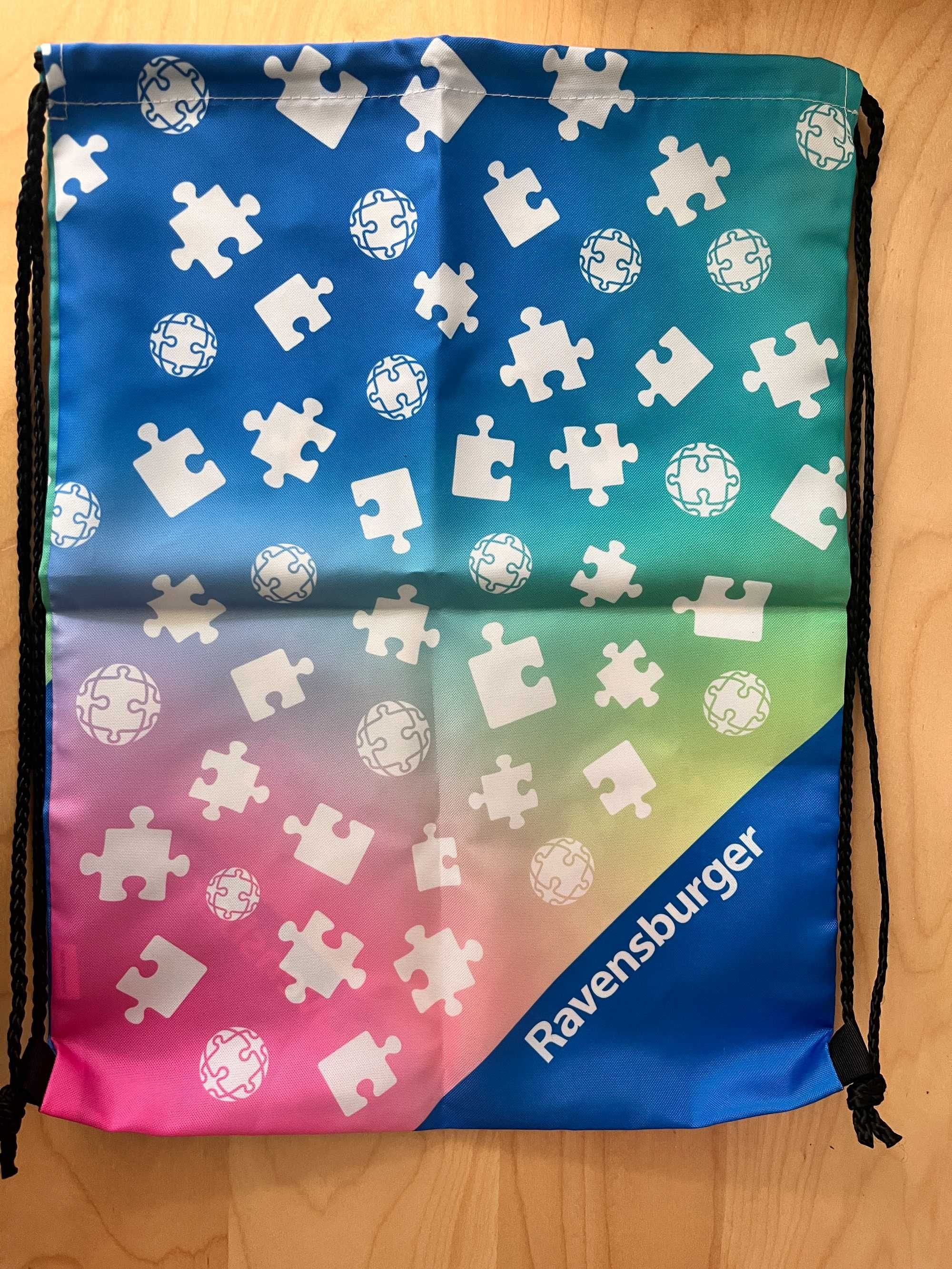 Worek z logo Ravensburger puzzle