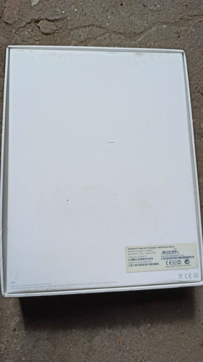 Оригинальная коробка Apple Ipad 16 Гб White