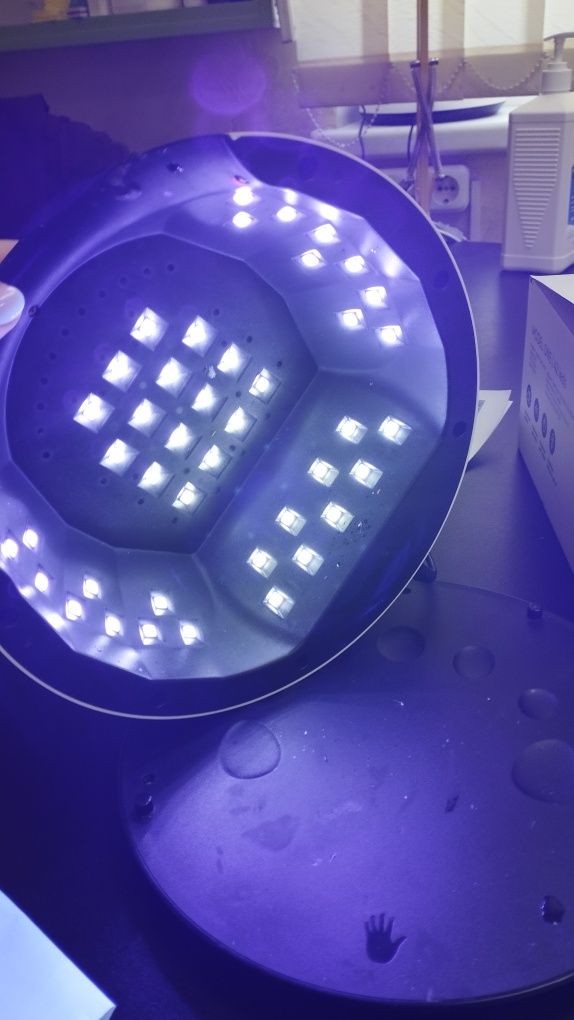 Лампа для маникюра, манікюрна лампа для гель-лаку, uv led lamp