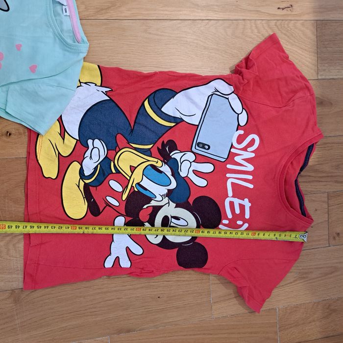 Bluzka, koszulka, tshirt, 134, myszka miki, królik baks,Liovey Tunes