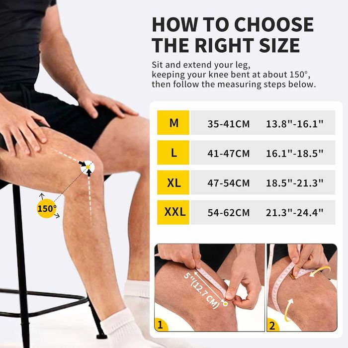 Stabilizator, Orteza kolana z wkładką żelową Cambivo NS40 roz. L, 2szt