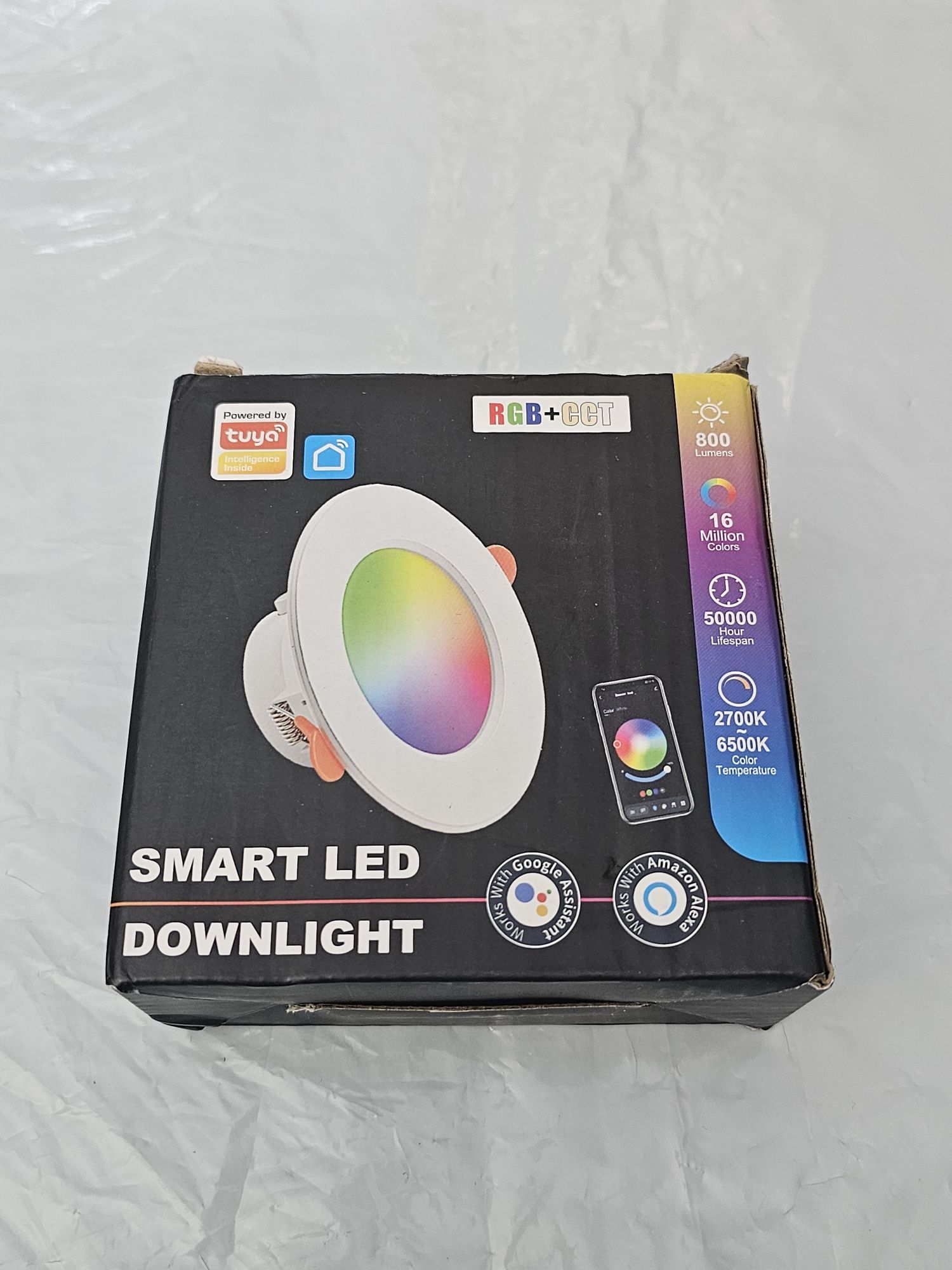 Foco RGB com alexa/google