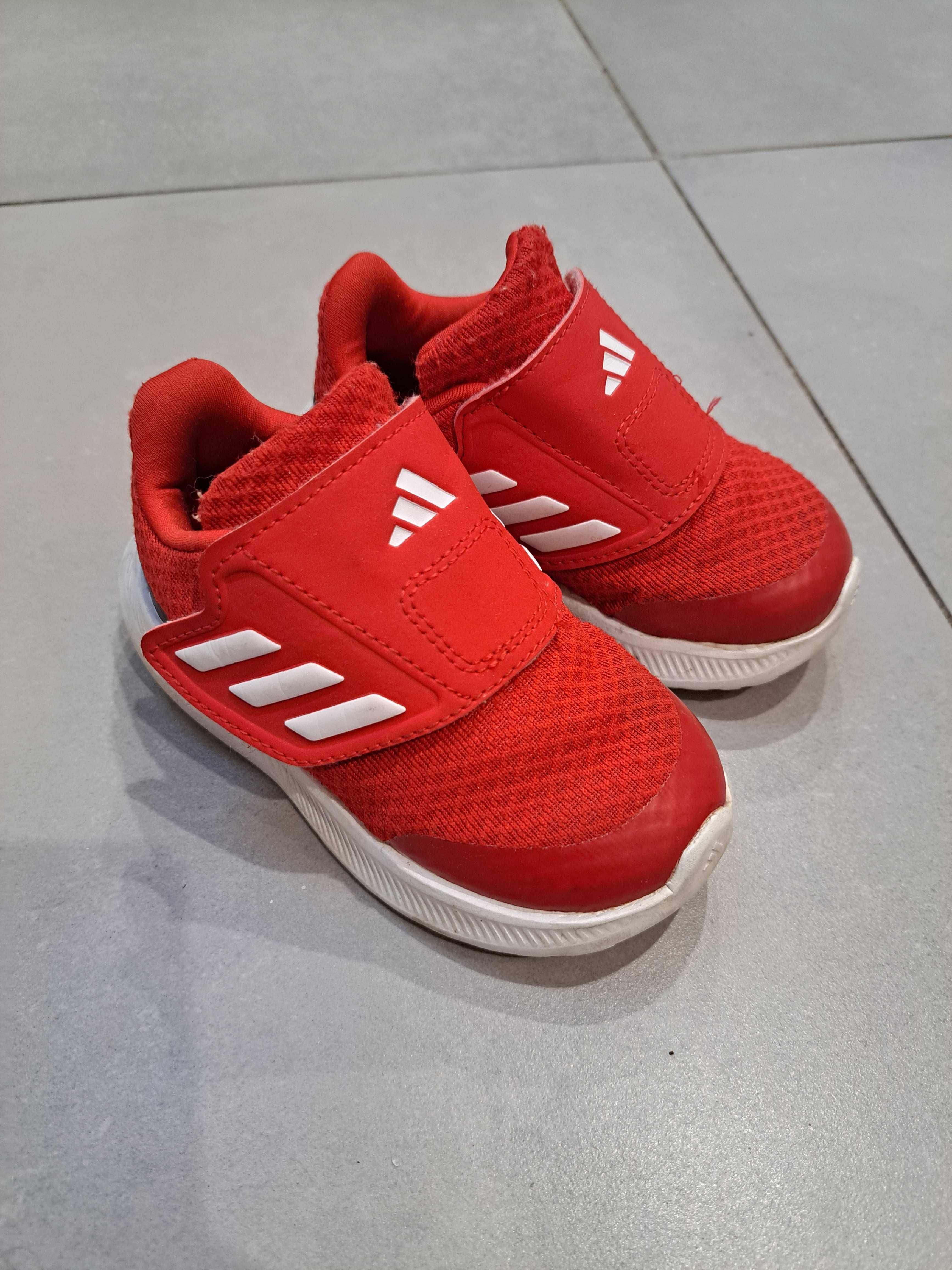 Buty chłopięce adidas rozmiar 22 czerwone