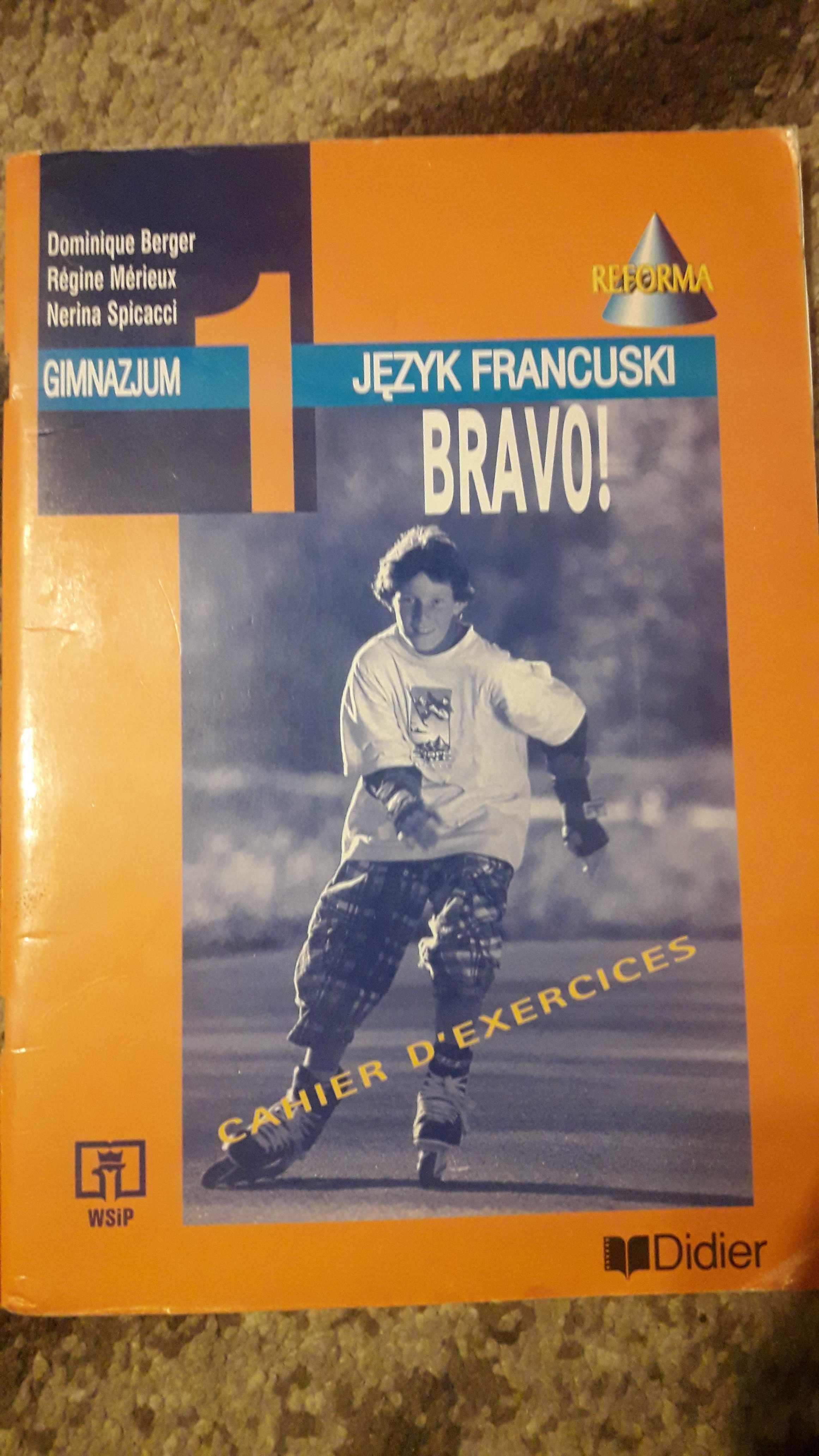 Bravo 1 ćwiczenia do języka francuskiego - wydawnictwo WSiP