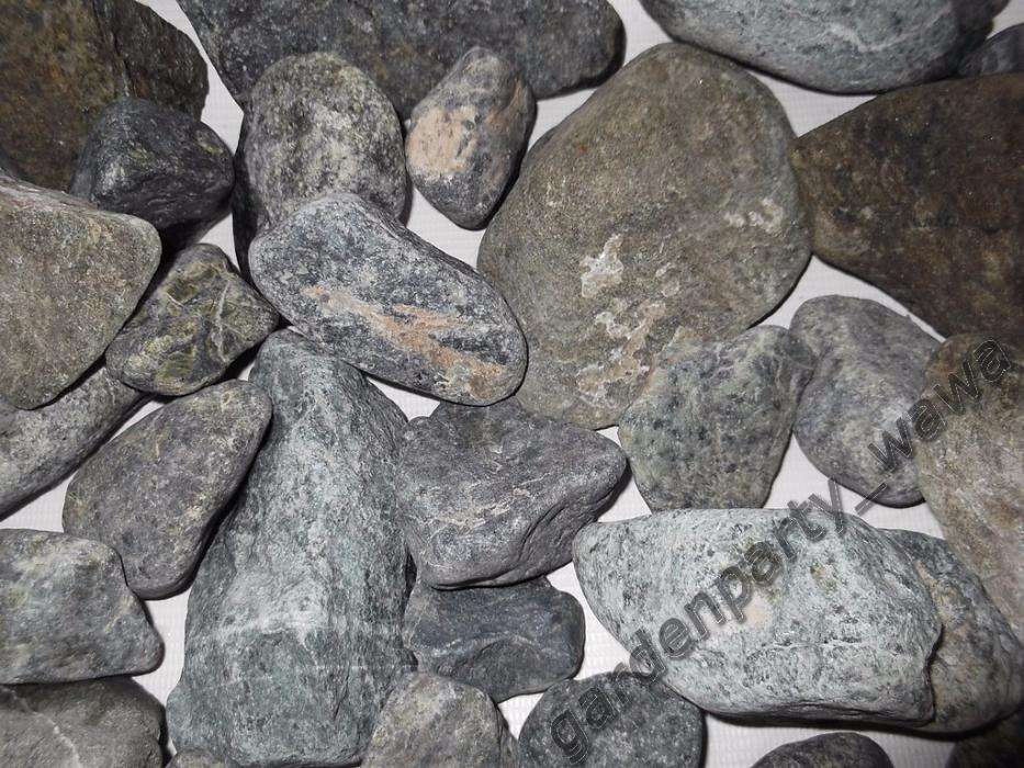 Kamień akwarystyczny serpentynit toczony ZIELONY do akwarium
