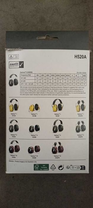 Nauszniki, słuchawki ochronne PELTOR OPTIME II