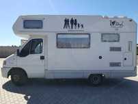 Autocaravana ducato 6 lugares