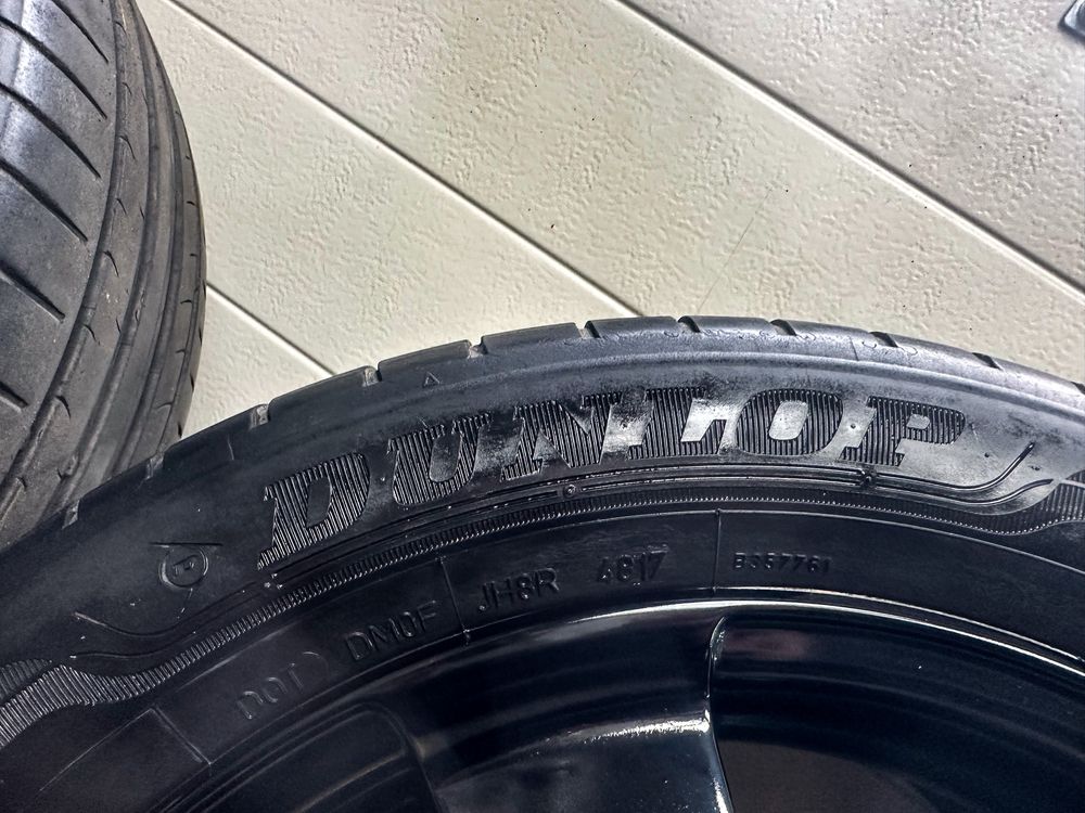 Koła aluminiowe 5x114.3 6.5x16 ET45 205/55R16 Dunlop opony lato BBS