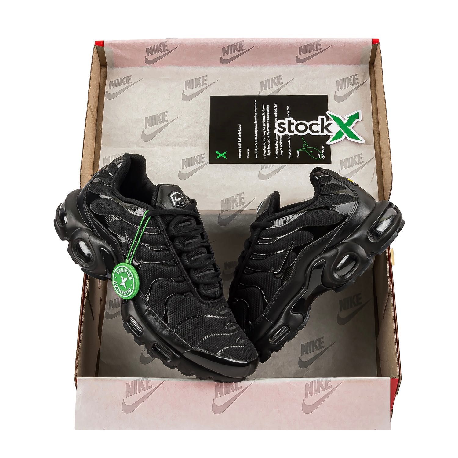 Мужские кроссовки Nike Air Max TN Plus All Black. Размеры 41-45