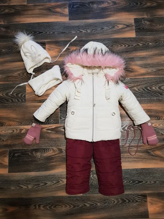 Зимний костюм комбинезон Эмили, полукомбинезон, 86 р, от 1.5 до 2.5 г