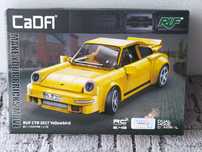 CaDa klocki Auto wyścigowe na zdalne sterowanie 20 cm. Race Car żółty