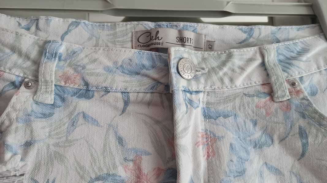 C&A jeasnowe spodenki we wzory 42 / XL