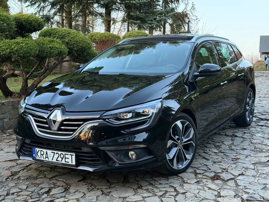 Renault Megane 2018r 1.6 BENZYNA 165 Koni AUTOMAT LED Navi Masaż Skóry BEZWYPADEK