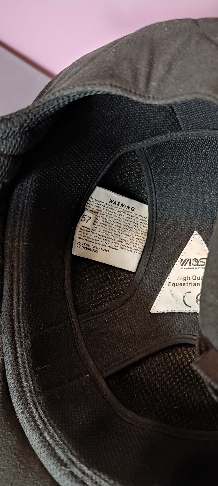 Jak nowy - kask jeździecki Halo Rider - rozmiar 57 - certyfikowany