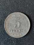 5 пфенниг 1918 года